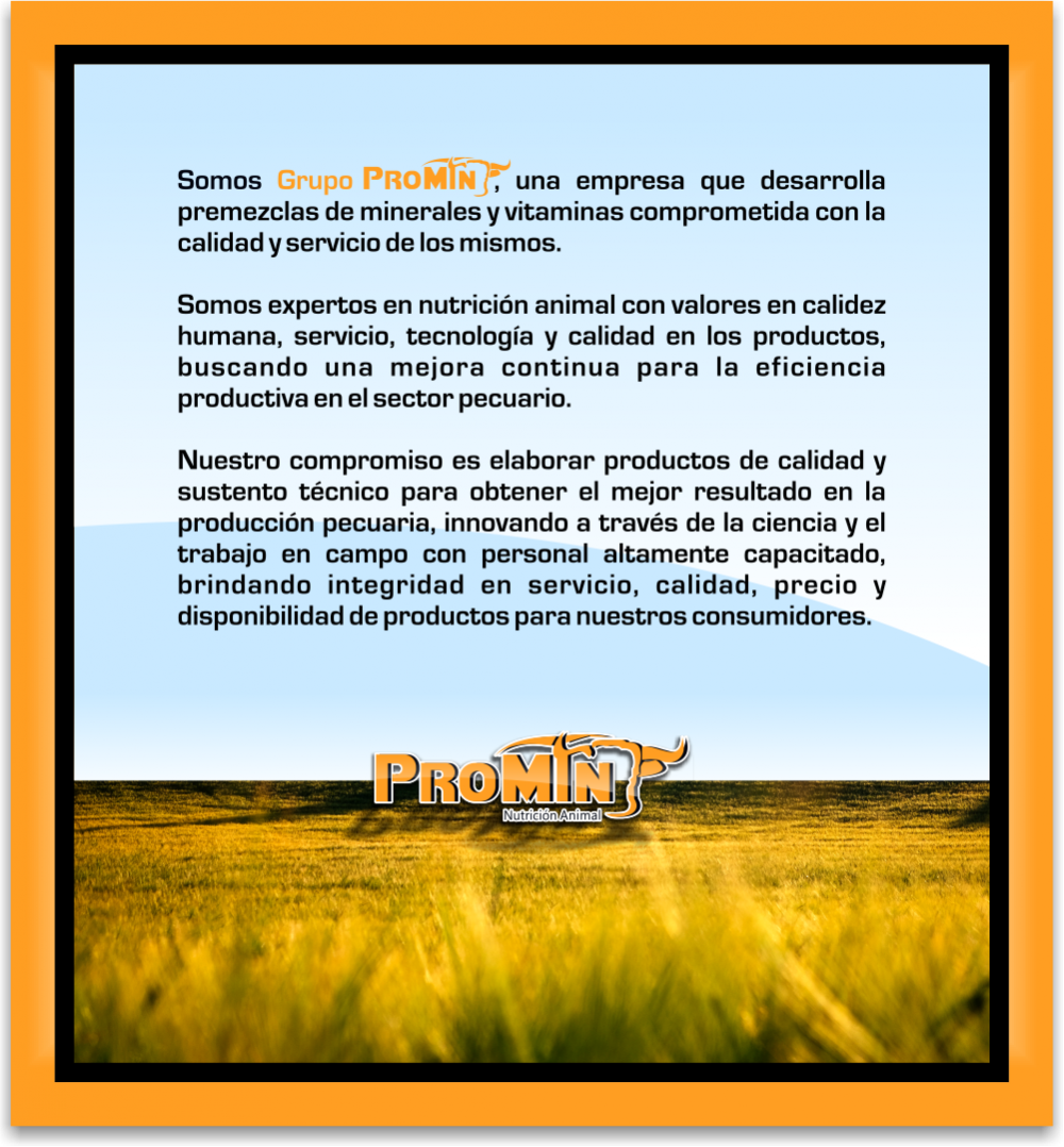 Promin Nutricion Animal, ganado lechero, porcino, caprino, ganado de engorda, ovinos, secuestrantes, bovino, equino, aditivos
